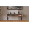 Тумба під телевізор Кентуки Ferrum-decor 45x139x38 Чорний метал ДСП Дуб Сан-Марино 16 мм (FRD-106732)