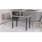 Стіл універсальний Knap Ferrum-decor 750x1200x600 Чорний метал ДСП Бетон 16 мм (FRD-106352)