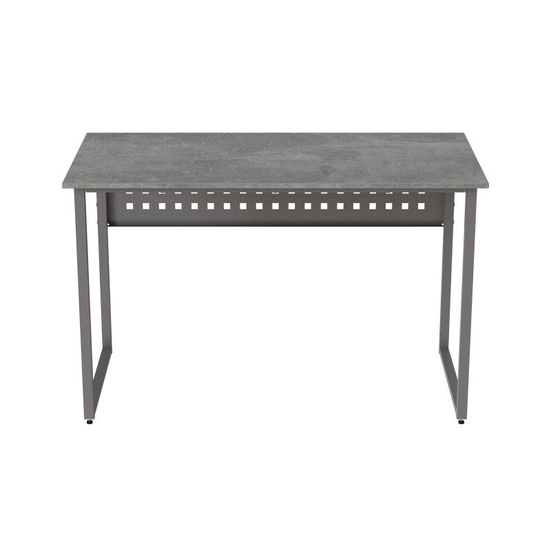 Стіл письмовий Майк Ferrum-decor 75x100x60 Сірий метал ДСП Бетон 32 мм (FRD-106512)