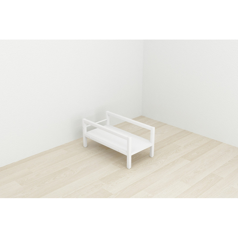 Підставка для системного блоку Ferrum-decor Нікі 21x24x45 Білий ДСП Біле 16мм (FRD-105292)