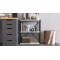 Етажерка 3/60 Ferrum-decor Серії Конект 75x60x28 чорний ДСП Біле 16мм (FRD-104254)