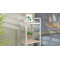 Етажерка 4/34 Ferrum-decor Серії Конект 120x34x28 сірий ДСП Дуб Сан-Марино 16мм (FRD-104284)