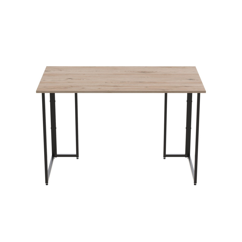 Комп'ютерний стіл Ferrum-decor Ханна 75x120x60 чорний ДСП Дуб Сан-Марино 16мм (FRD-103484)