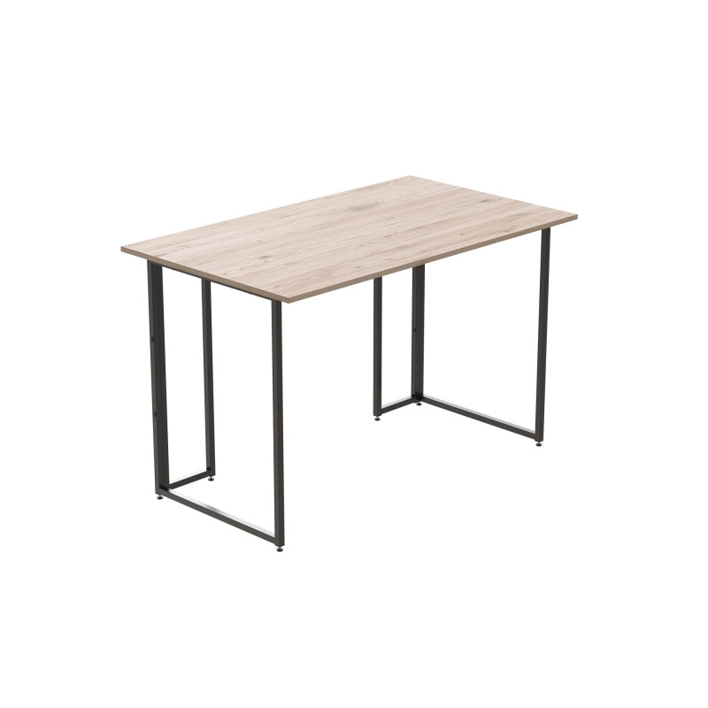 Комп'ютерний стіл Ferrum-decor Ханна 75x140x70 чорний ДСП Дуб Сан-Марино 16мм (FRD-103524)