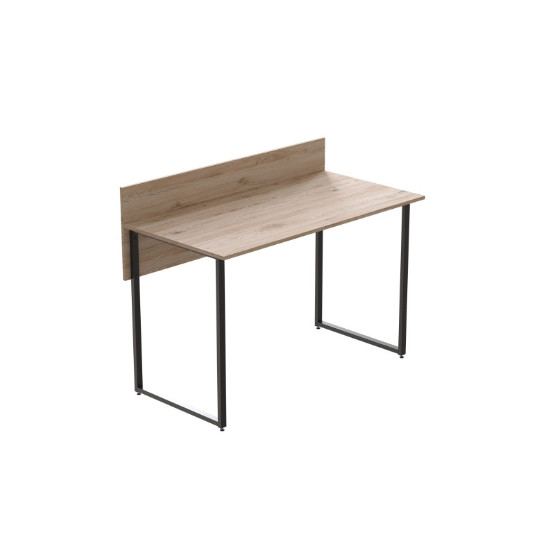 Комп'ютерний стіл Ferrum-decor Скай 75x140x60 чорний ДСП Дуб Сан-Марино 16мм (FRD-103634)