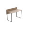 Компьютерный стол Ferrum-decor Скай 75x120x70 черный ДСП Дуб Сан-Марино 16мм (FRD-103654)