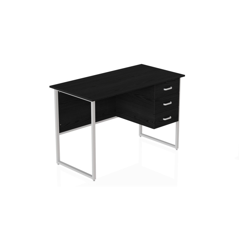 Компьютерный стол Ferrum-decor Гарри 75x120x60 белый ДСП Сосна Кембра 16мм (FRD-104054)