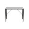 Стол письменный Line Тайм Ferrum-decor 750x1000x500 Черный металл ДСП Белое 16 мм (FRD-104864)