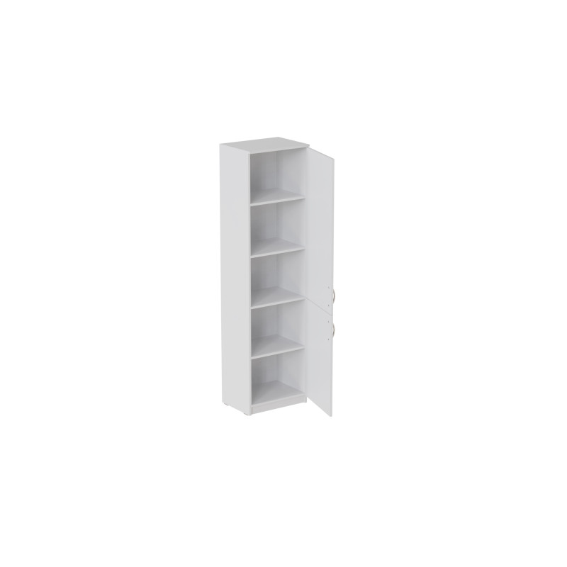 Пенал Анжело Ferrum-decor на 5 полок с 2 дверями 1900x500x380 ДСП Белое 16 мм (FRD-104954)