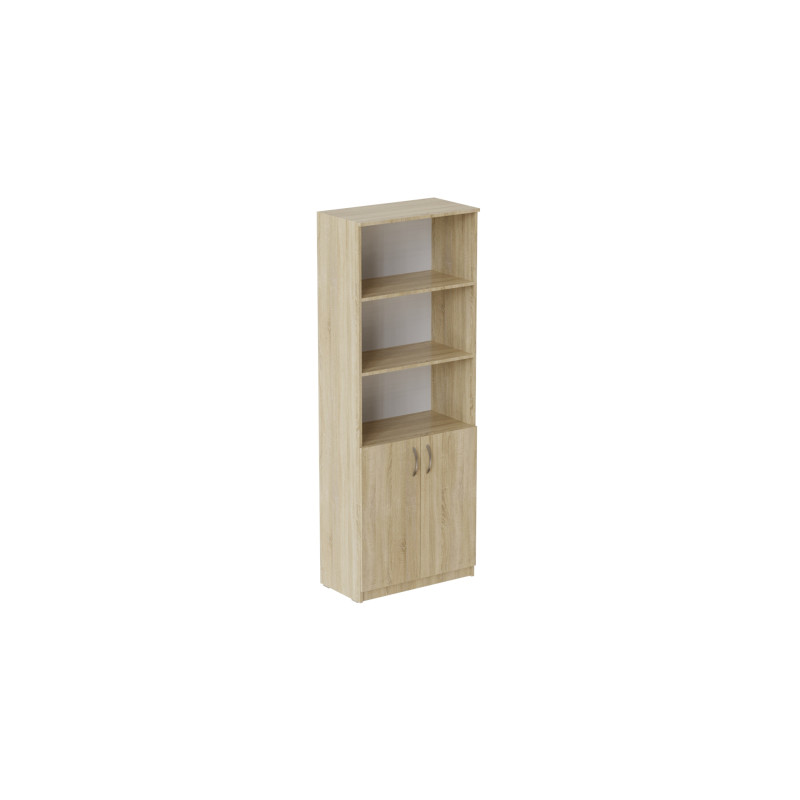Шкаф Анжело Ferrum-decor на 5 полок с 2 дверями 1900x700x380 ДСП Дуб Сонома 16 мм (FRD-105034)