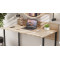 Компьютерный стол Ferrum-decor Скай 75x120x60 черный ДСП Дуб Сан-Марино 16мм (FRD-103624)