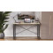 Письмовий стіл Ferrum-decor Серії Конект 75x120x600 чорний ДСП Дуб Сонома 16мм (FRD-104204)