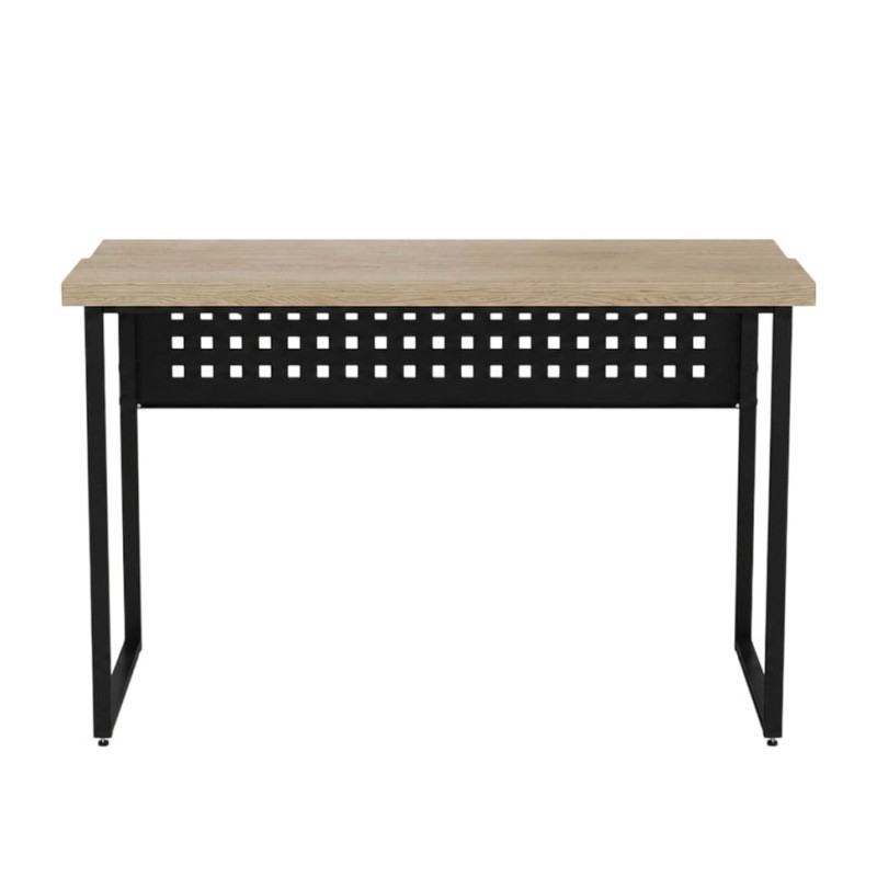 Стіл письмовий Майк Ferrum-decor 75x140x70 Чорний метал ДСП Дуб Кремона Торро 32 мм (FRD-108366)