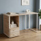 Комп'ютерний стіл Ferrum-decor Отто 75x120x70 білий ДСП Дуб Сан-Марино 16мм (FRD-101044)