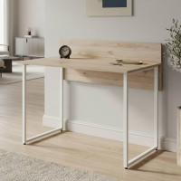 Компьютерный стол Ferrum-decor Скай 75x100x60 белый ДСП Дуб Сан-Марино 16мм (FRD-101064)