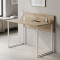 Компьютерный стол Ferrum-decor Скай 75x120x60 белый ДСП Дуб Сан-Марино 16мм (FRD-101074)