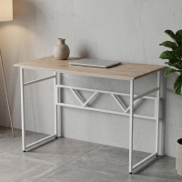 Комп'ютерний стіл Ferrum-decor Раян 75x100x60 білий ДСП Дуб Сан-Марино 16мм (FRD-101124)