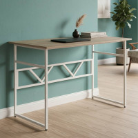 Компьютерный стол Ferrum-decor Раян 75x140x60 белый ДСП Дуб Сан-Марино 16мм (FRD-101144)