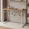 Компьютерный стол Ferrum-decor Раян 75x120x70 белый ДСП Дуб Сан-Марино 16мм (FRD-101164)
