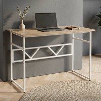 Компьютерный стол Ferrum-decor Раян 75x140x70 белый ДСП Дуб Сан-Марино 16мм (FRD-101174)