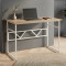 Компьютерный стол Ferrum-decor Раян 75x140x70 белый ДСП Дуб Сан-Марино 16мм (FRD-101174)