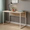 Компьютерный стол Ferrum-decor Коди 75x140x60 белый ДСП Дуб Сан-Марино 16мм (FRD-101204)