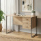Компьютерный стол Ferrum-decor Гарри 75x120x60 серый ДСП Дуб Сан-Марино 16мм (FRD-101454)