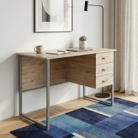 Комп'ютерний стіл Ferrum-decor Гаррі 75x120x70 сірий ДСП Дуб Сан-Марино 16мм (FRD-101474)