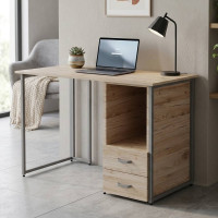 Комп'ютерний стіл Ferrum-decor Отто 75x120x60 сірий ДСП Дуб Сан-Марино 16мм (FRD-101494)