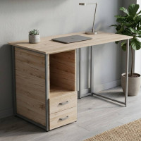 Комп'ютерний стіл Ferrum-decor Отто 75x120x70 сірий ДСП Дуб Сан-Марино 16мм (FRD-101514)