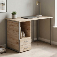 Комп'ютерний стіл Ferrum-decor Отто 75x140x70 сірий ДСП Дуб Сан-Марино 16мм (FRD-101524)