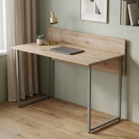 Комп'ютерний стіл Ferrum-decor Скай 75x140x60 сірий ДСП Дуб Сан-Марино 16мм (FRD-101554)