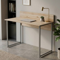 Комп'ютерний стіл Ferrum-decor Скай 75x100x70 сірий ДСП Дуб Сан-Марино 16мм (FRD-101564)