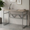 Компьютерный стол Ferrum-decor Раян 75x100x60 серый ДСП Дуб Сан-Марино 16мм (FRD-101594)