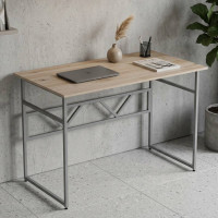 Комп'ютерний стіл Ferrum-decor Раян 75x120x60 сірий ДСП Дуб Сан-Марино 16мм (FRD-101604)