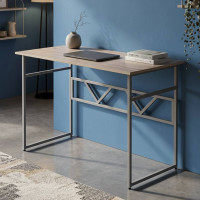 Комп'ютерний стіл Ferrum-decor Райан 75x140x60 сірий ДСП Дуб Сан-Марино 16мм (FRD-101614)