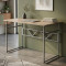 Комп'ютерний стіл Ferrum-decor Раян 75x100x70 сірий ДСП Дуб Сан-Марино 16мм (FRD-101624)