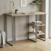 Письмовий стіл Ferrum-decor Кевін 76x100x70 сірий ДСП Дуб Сонома 32мм (FRD-101744)