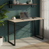 Письменный стол Ferrum-decor Дейв 75x120x70 черный ДСП Дуб Сонома 16мм (FRD-102004)