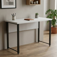 Письменный стол Ferrum-decor Курт 76x100x70 черный ДСП Белое 32мм (FRD-102034)