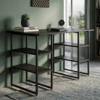 Комп'ютерний стіл Ferrum-decor Карен 75x120x70 чорний ДСП Сосна Кембра 16мм (FRD-102064)