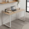 Комп'ютерний стіл Ferrum-decor Дейв 75x100x60 білий ДСП Дуб Сан-Марино 32мм (FRD-102144)