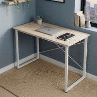 Компьютерный стол Ferrum-decor Дейв 75x140x60 белый ДСП Дуб Сан-Марино 32мм (FRD-102164)