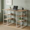 Компьютерный стол Ferrum-decor Карэн 75x140x60 белый ДСП Дуб Сан-Марино 32мм (FRD-102274)