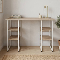 Комп'ютерний стіл Ferrum-decor Карен 75x120x70 білий ДСП Дуб Сан-Марино 32мм (FRD-102284)