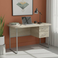 Письмовий стіл Ferrum-decor Дакота 76x140x70 сірий ДСП Дуб Сонома 32мм (FRD-102354)