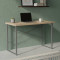 Письмовий стіл Ferrum-decor Дейв 76x120x70 сірий ДСП Дуб Сонома 32мм (FRD-102404)