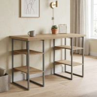 Письмовий стіл Ferrum-decor Карен 76x120x70 сірий ДСП Дуб Сонома 32мм (FRD-102444)