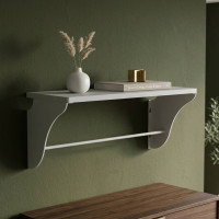 Настінна полиця Ferrum-decor Комфі 260x600x240 метал Білий ДСП Біле 16 мм (FRD-102744)