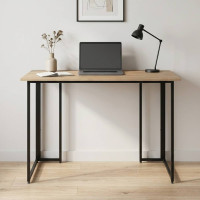 Комп'ютерний стіл Ferrum-decor Ханна 75x120x70 чорний ДСП Дуб Сан-Марино 16мм (FRD-103514)